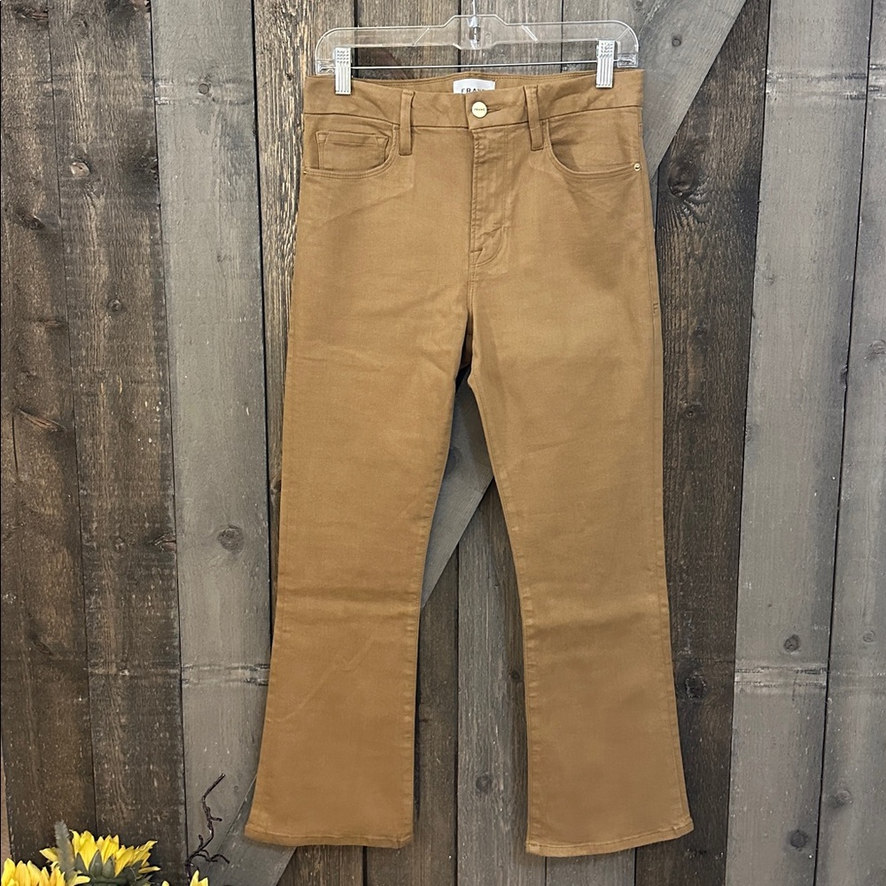 Frame Denim Women's Boot Cut Jeans in Brown